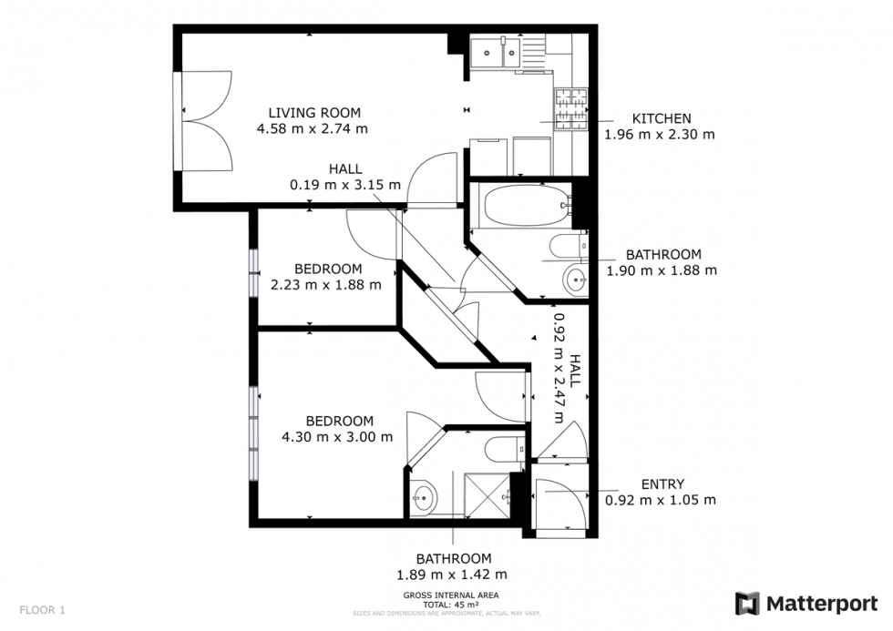 Floorplan for Sandhill Close, Rhodesway, Bradford, BD8 0DZ